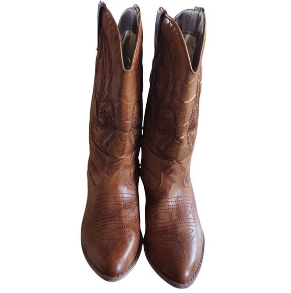 Coconuts Guacho Vegan Leather Western Boot - Picture 3 of 8